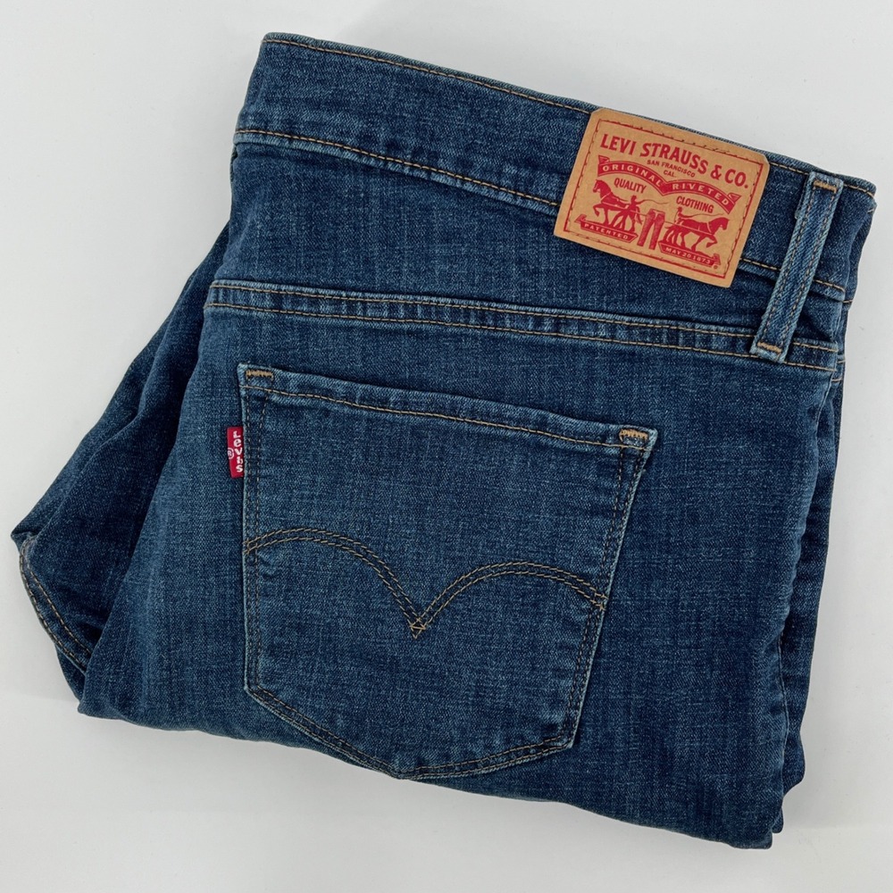 Levis 311 Shaping Skinny Jeans Womens 33 Dark Wash Maui Views 19626-0168